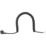 Bachmann Spiralkabel H05VV-F 3G 1.5mm² L 1.0m schwarz AEH/CEE7/7 - Kabel