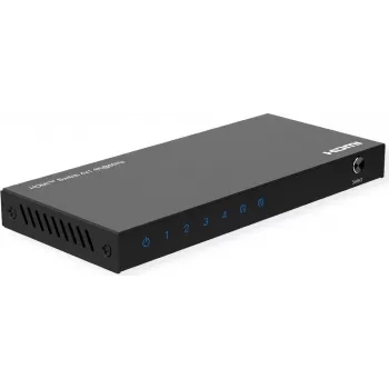 ROLINE HDMI Switch 4-fach 4K60Hz HDCP2.3+ IR Fernbedienung (14.01.3617)