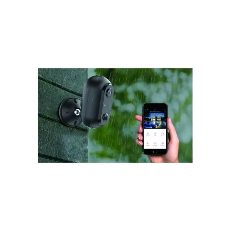 WOOX R9045 Outdoor Wireless Sicherheitskamera, WiFi, 1080p, Lautsprecher, IR-LED 7m, Bewegungserkennung, Micro-SD