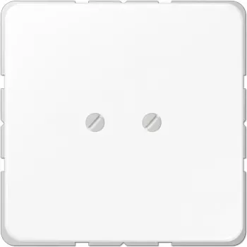 Wandplattenabdeckung JUNG CD 561 B WW, weiß Duroplast, Einfachrahmen, kompatibel mit JUNG-Rahmen