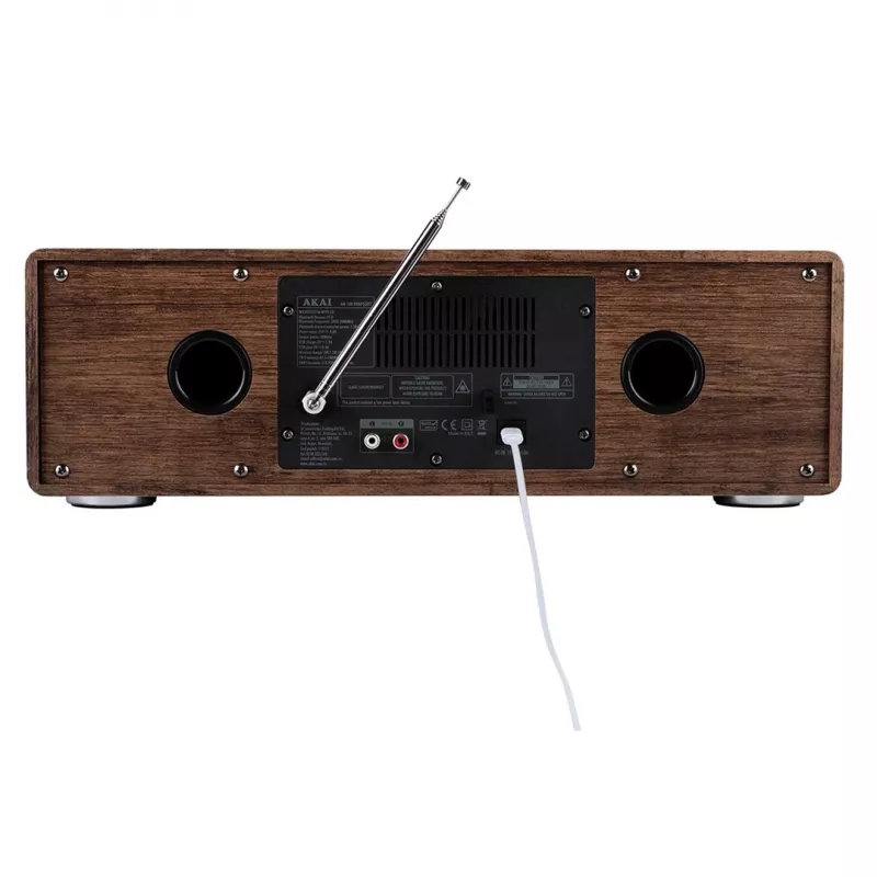 Micro-HiFi-System AKAI AM-100 RHAPSODY — kompaktes Audio-Mini-System mit integriertem Verstärker und CD-/USB-Wiedergabe