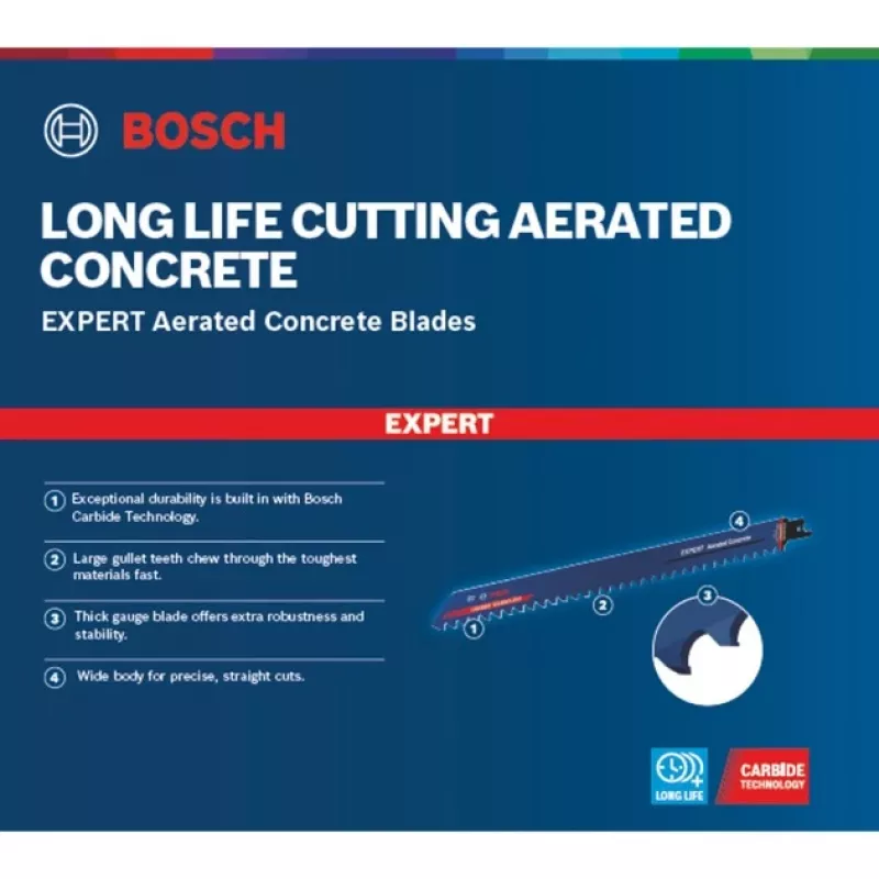 Bosch Expert 2 608 900 410 Stich-/Roll-/Säbelsägeblatt Carbide 1 Stück