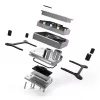 Water block Alphacool 13444 Silber 72mm x 72mm x 26,5mm