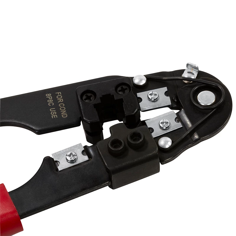 LogiLink WZ0004 Kabel-Crimpwerkzeug Crimpzange Schwarz. Rot