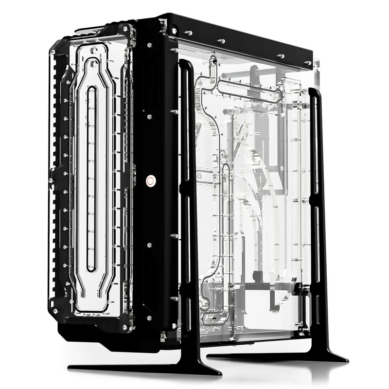 Front-Verteilerplatte für individuelle PC-Wasserkühlung, Singularity Spectre 2.0 Elite – vordere Panel-Reservoir-/Durchflusshalterung (SC-SPECTRE-ELITE-FRONT-BK)