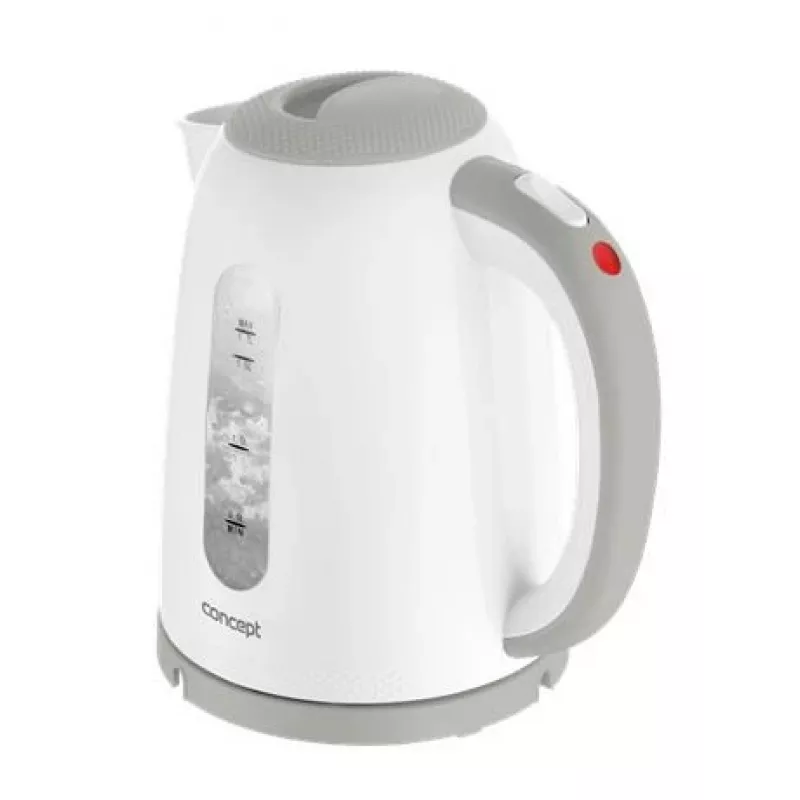 Concept RK2335 elektrischer Wasserkocher 1,7 l 2200 W Grau, Weiß