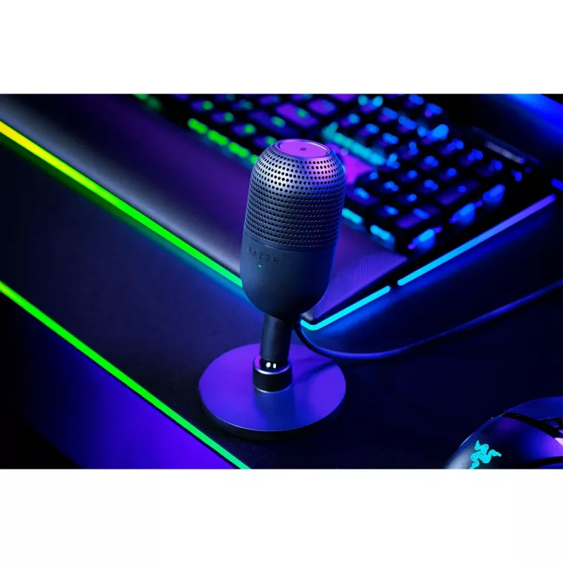 Tischmikrofon Razer Seiren V3 Mini, USB-C, Superniere, 20–20000 Hz, 96 kHz, 24-bit, schwarz