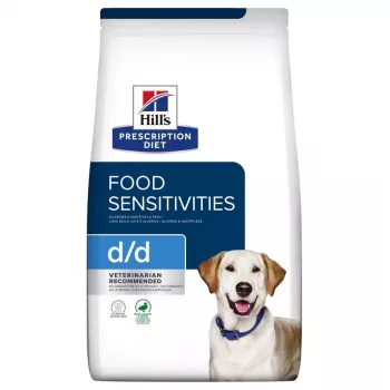 HILL'S PD D/D Food Sensitivities, Ente und Reis - Trockenfutter für Hunde - 4 kg