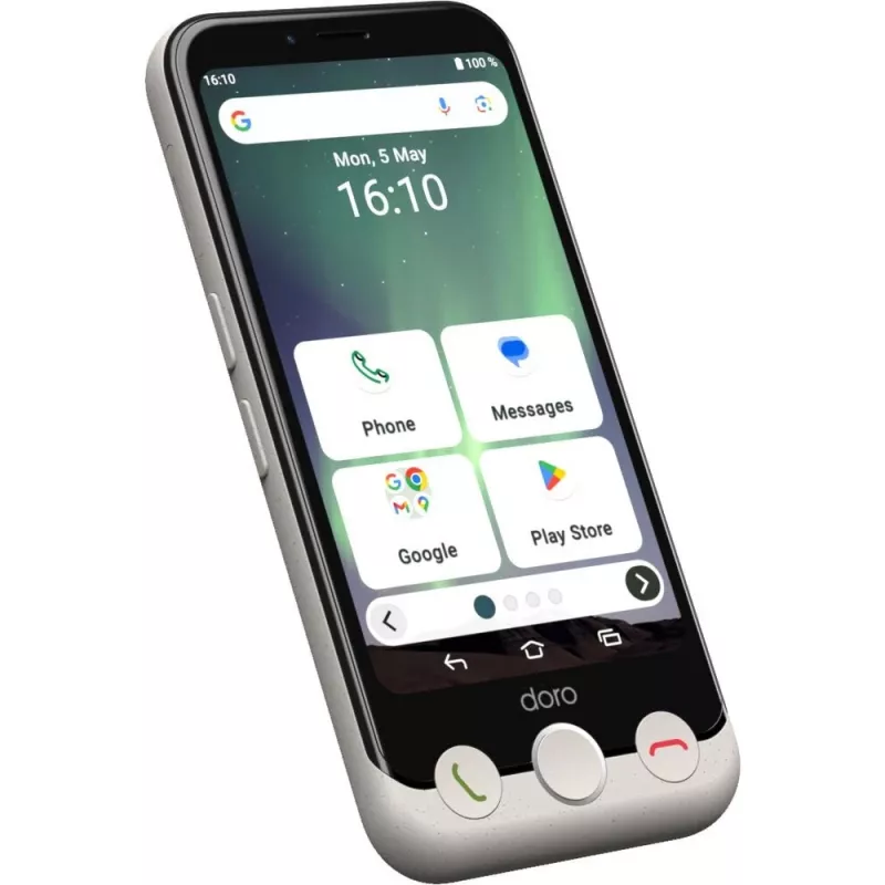 Smartphone Doro Aurora A10 4,5 Zoll 4GB RAM 64GB Schwarz Weiß