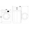 Waschmaschine INDESIT MTWSC61294WPL 9 kg, Energieeffizienzklasse C