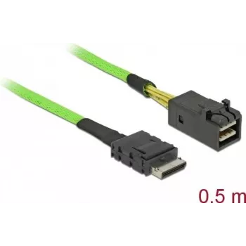 SAS-Kabel DeLOCK 85694 0,5m Grün