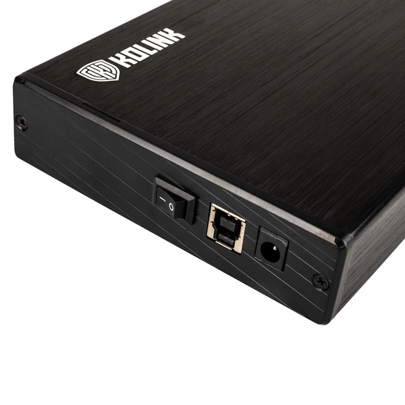 Externes 3,5-Zoll-Festplattengehäuse Kolink HDSU3U3 USB 3.0 – schwarz