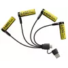 Wiederaufladbarer Li-Ion AA 1,5V Akkupack Nitecore NH2400 2400mAh – 4er-Pack