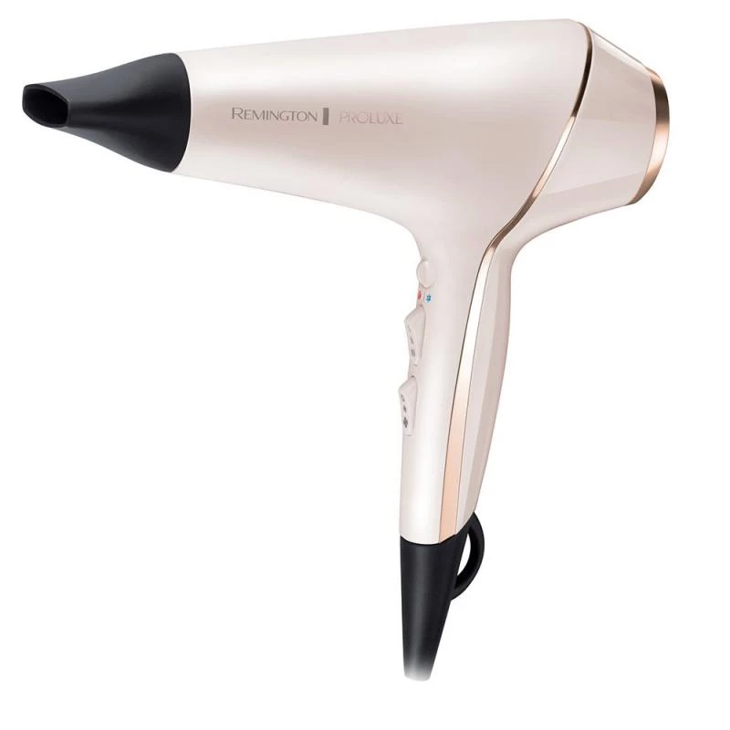 Remington Proluxe Ionic Haartrockner mit Diffusor und Konzentrator Gold