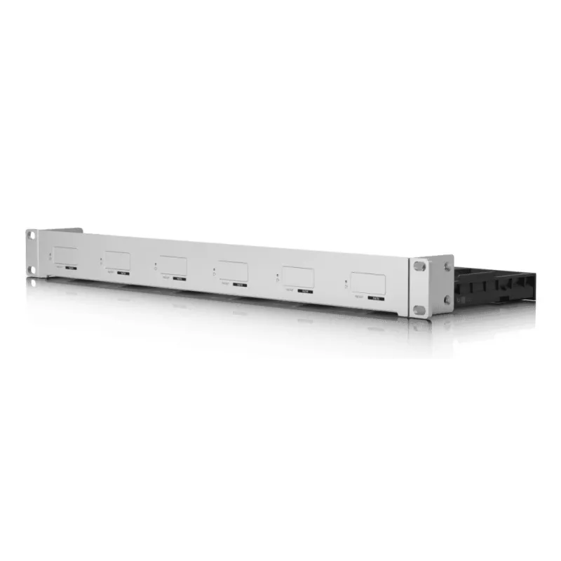 Rack-Einlegeboden Ubiquiti UACC-AI-Port-RM Schwarz Grau Polycarbonat Stahl