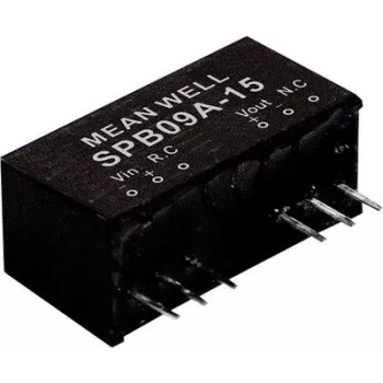 Netzteil mean well SPB09A-15, 9 W, 15 V, 0,6 A, RoHS