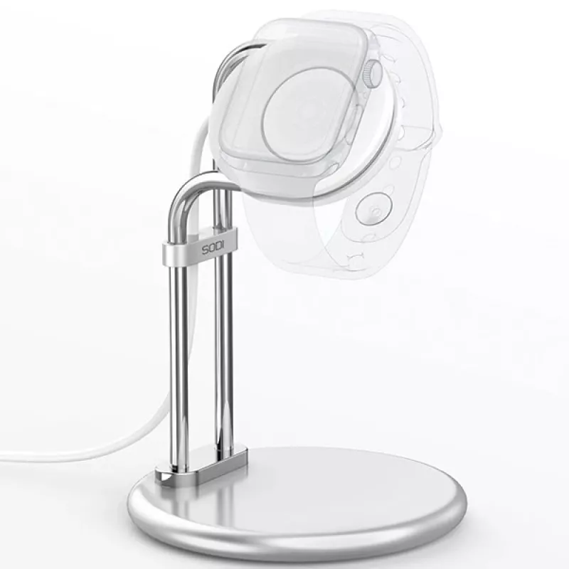 Ladeständer für Apple Watch SAW-300 induktiv silber