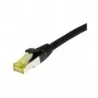 Patchkabel RJ45, CAT6A 500MHz, 2m, schwarz, S-STP (S/FTP), TPE/LSZH (Ultraflex), AWG26, mit Cat.7-Rohkabel, Synergy 21 (S217619)