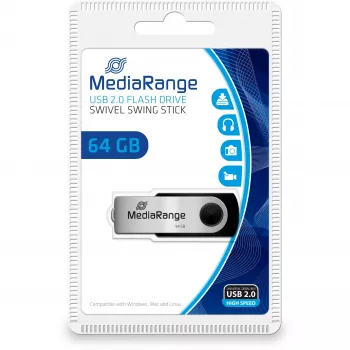 USB-Stick MediaRange 64 GB USB Type-A Micro-USB MR912