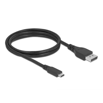 USB Typ-C auf DisplayPort Kabel DeLOCK 86040 8K 60 Hz 1,5 m