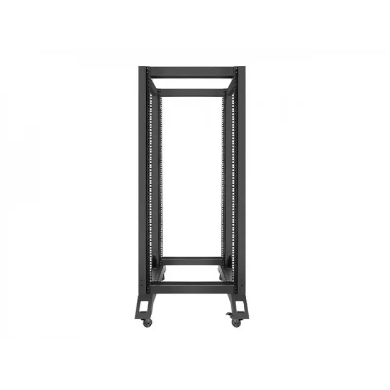 Lanberg OR01-6827-B Rack 27U Freistehendes Gestell Schwarz (OR01-6827-B)