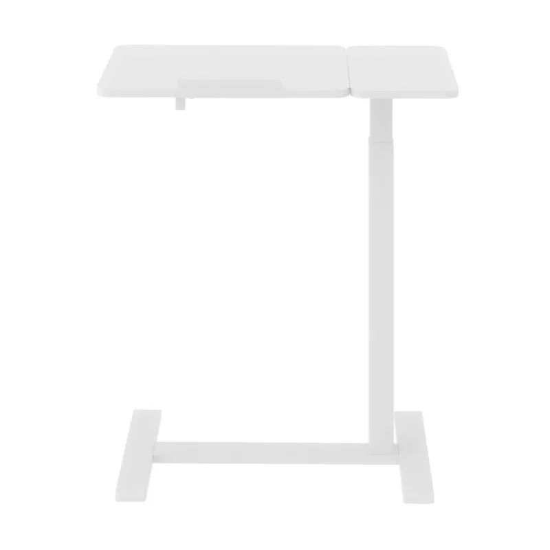 Maclean mobiler Schreibtisch/Laptop-Ständer, weiß, Höhenverstellung 76-109 cm, max. 30 kg, MC-120 W