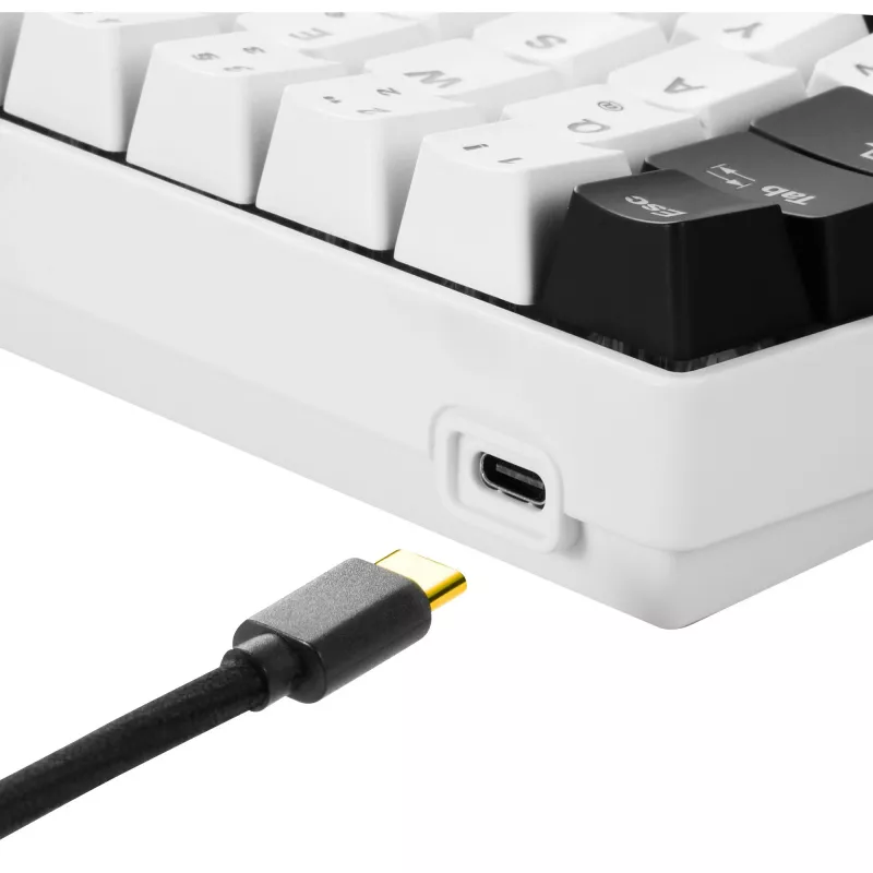 Sharkoon SGK50 S4 Tastatur Gaming USB QWERTZ Deutsch Weiß RGB LED