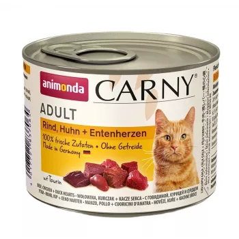 Feuchtfutter für Katzen animonda ANIMONDA Carny 200 g — Rind, getreidefrei, glutenfrei