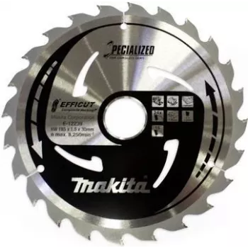 Makita Specialized EFFICUT - Kreissägeblatt - für WPC (Wood-Kunststoff-Composites)