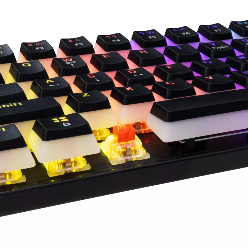 Gaming-Tastatur White Shark GK-2202 Ashiko 2 Schwarz/Rot US-Layout