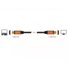 DeLOCK - HDMI-Kabel - HDMI (M) auf HDMI (M) - 50 cm - Dreifachisolierung - Schwarz, Gold - 8K-Unterstützung