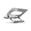 Laptopständer Unitek D1109B01 — verstellbarer Aluminiumständer mit abnehmbarem USB‑C HDMI 4K PD 100W, 2x USB‑A, RJ‑45, für bis zu 17 Zoll