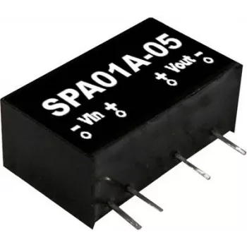 Netzteil/Spannungswandler mean well SPA01B-15, Eingang 18–36 V, Ausgang 15 V, 1 W, RoHS