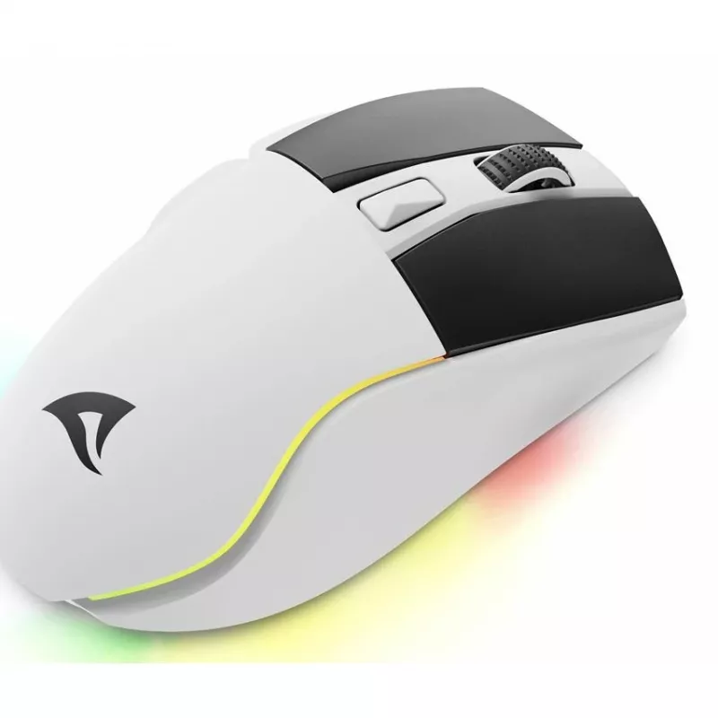 Sharkoon SGM50W Maus Gaming Rechtshänder RF Kabellos + USB Typ-A Optisch 6400 DPI