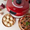 Pizzamaker Petra PT5666VDE Bella Pizza 1200 W antihaftbeschichtete Oberfläche, Tisch-Pizzaofen