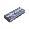 SSD-Gehäuse Unitek SolidForce Reefer Grau – M.2 NVMe PCIe, USB‑C 10 Gbit/s, Aluminium, 1 Laufwerk