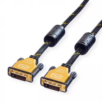 DVI-Monitorkabel ROLINE GOLD 5m Modell 11.04.5514