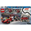 LEGO City F1-Boxenstopp-Set 60443 – Ferrari F1-Auto, 322 Teile, 5 Minifiguren, Alter 6+