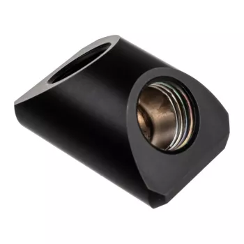 Montagesatz EK Water Blocks — Messing Schwarz Höhe 25 mm Ø 23 mm
