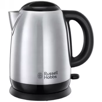 Elektrischer Wasserkocher Russell Hobbs 1,7 L 2400 W Schwarz Silber