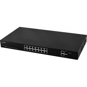 PULSAR SF116 Netzwerk-Switch Managed Fast Ethernet (10/100) Power over Ethernet (PoE) 1U Schwarz
