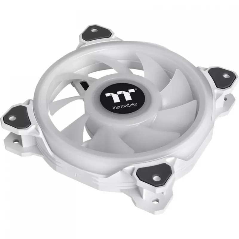 Thermaltake Riing Quad 12 ARGB 120mm Gehäuselüfter 3er-Pack Weiß