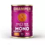 CHAMPER Coat & Skin Monoprotein Rind - Nassfutter für Hunde - 400g