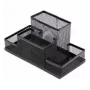 Federmäppchen Forpus, schwarz, leer, Fach 4, Lochblech 1005-012