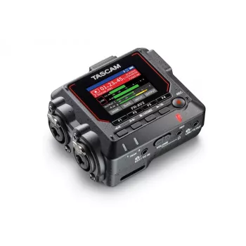 Tragbarer Audiorecorder Tascam FR2-AV — 2-Spur, 2 XLR-Combo-Eingänge, USB-C-Schnittstelle, 48–192 kHz, 24/32-Bit, microSD bis zu 512 GB