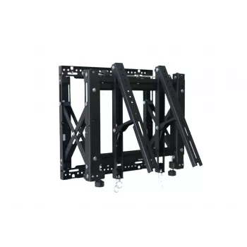 Edbak VWPOP65-P Flachbildschirm-Wandhalterung - Flachbildschirm-Wandhalterungen (60 kg, 42 Zoll, 65 Zoll, 100 x 100 mm, 400 x 200 mm, Schwarz)