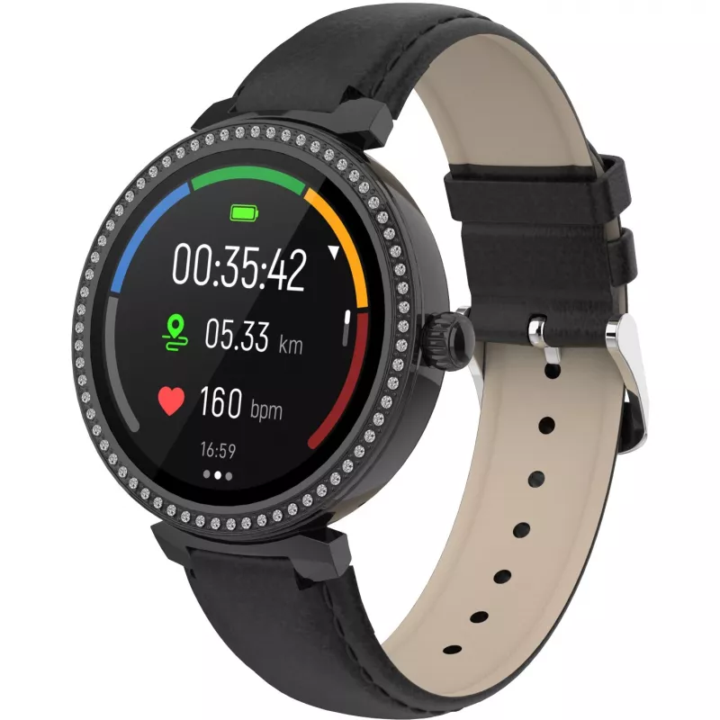 Denver SWC-342B 3,05 cm (1,2 inch) IPS Digital 240 x 240 Pixel Touchscreen Schwarz