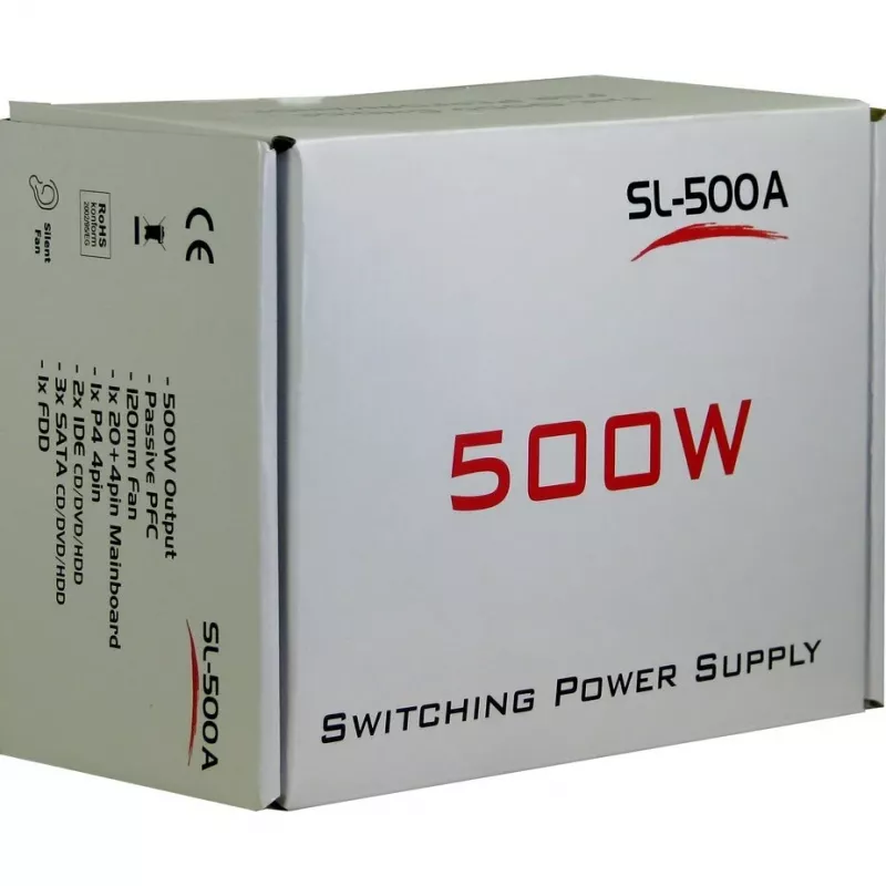 Netzteil Inter-Tech SL-500W(A) 500W ATX nicht-modular