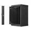 Lanberg WF11-3309-10B Rack-Schrank 9U Wandmontage-Rack Schwarz
