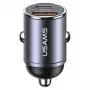Auto-Ladegerät usams C38 30W — 1x USB-A + 1x USB-C Schnellladung